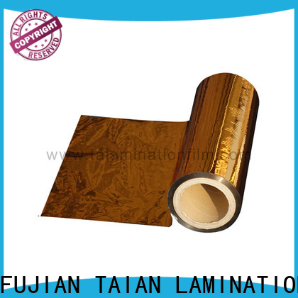 Taian Lamination Film metalized plastic factory for maps