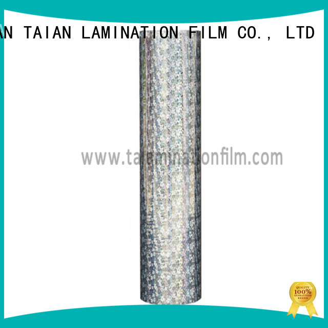 Taian Lamination Film cost-effective laser film supplier for cosmetics