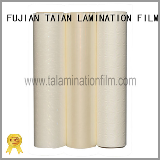 Taian Lamination Film cost-effective holographic film wholesale for advertisements